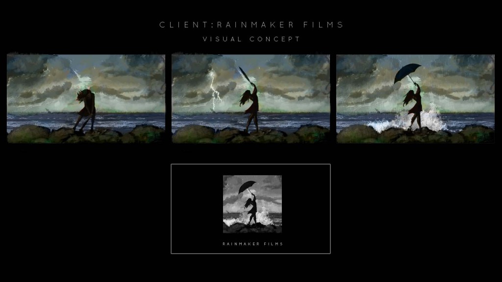 Rainmaker logo animation concept
