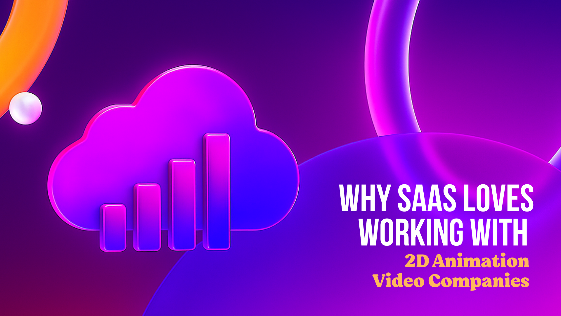 2D animation video illustration representing SaaS explainer video production by Digital Brew
