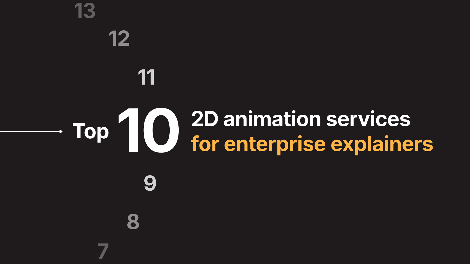 Multinational Enterprise Animation Top 10 2D Animation Services for Enterprise Explainers